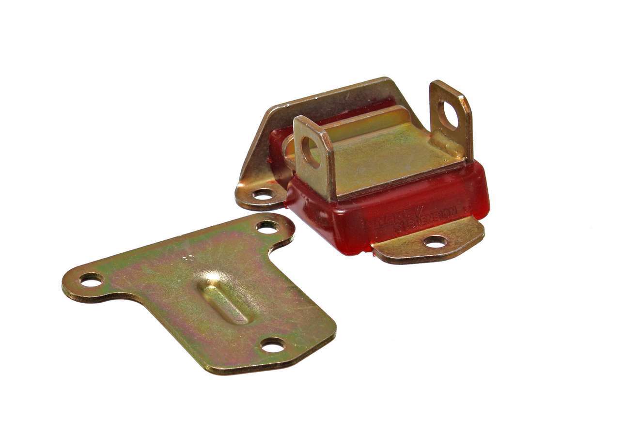 ENERGY SUSPENSION 58-72 Chev V8 Motor Moun Zinc Plated - Red ENERGY SUSPENSION