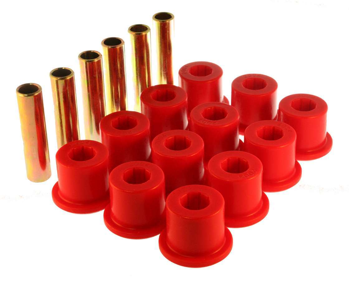 ENERGY SUSPENSION Chevy Rear Spring Bushing Set Red ENERGY SUSPENSION