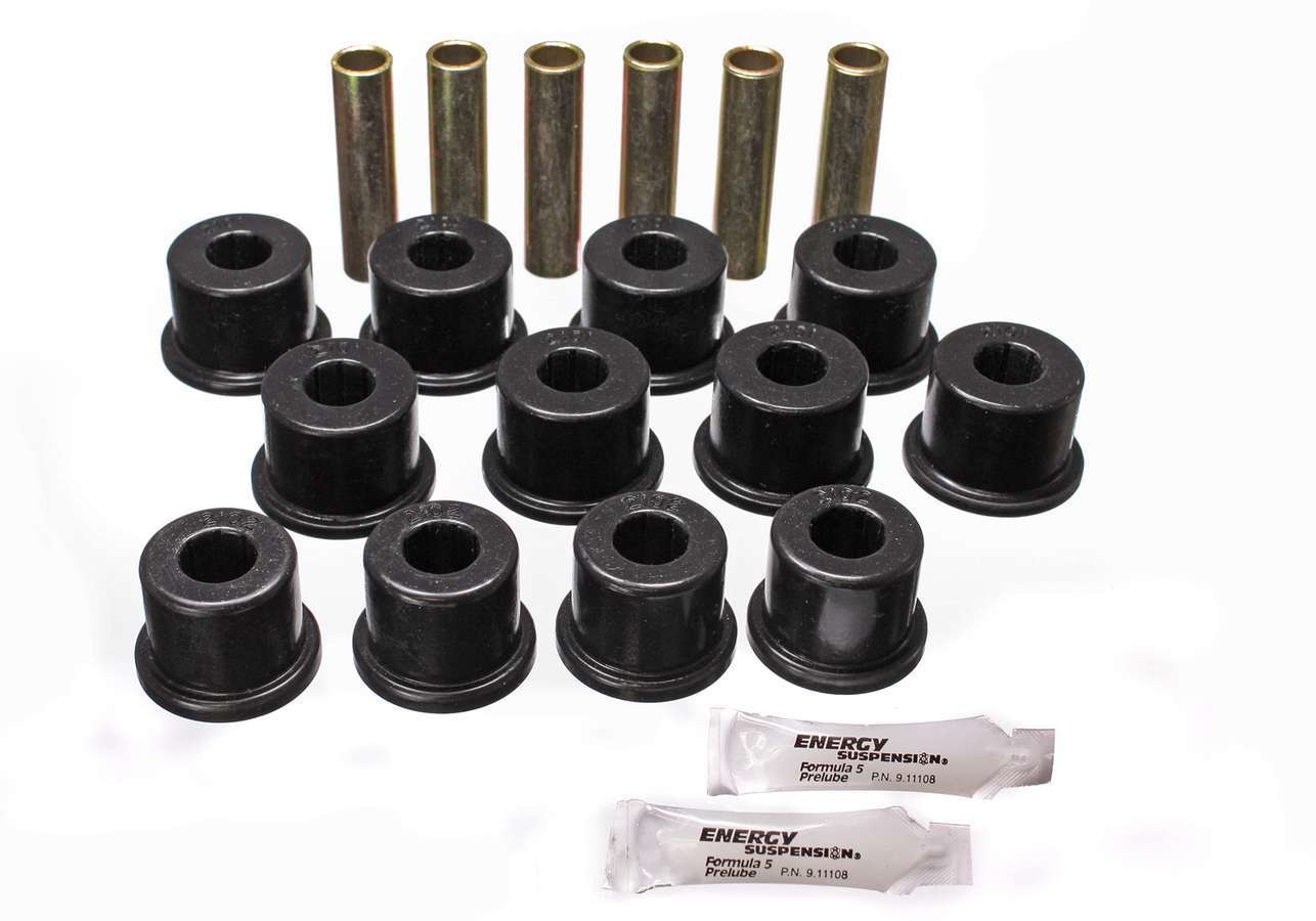 ENERGY SUSPENSION Chev 2wd/4wd Rr Spring Bushing Set Black ENERGY SUSPENSION