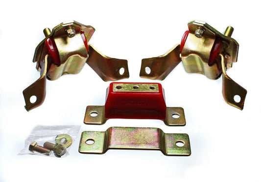 ENERGY SUSPENSION 5.0L Mustang Motor Mounts & Trans- Red ENERGY SUSPENSION