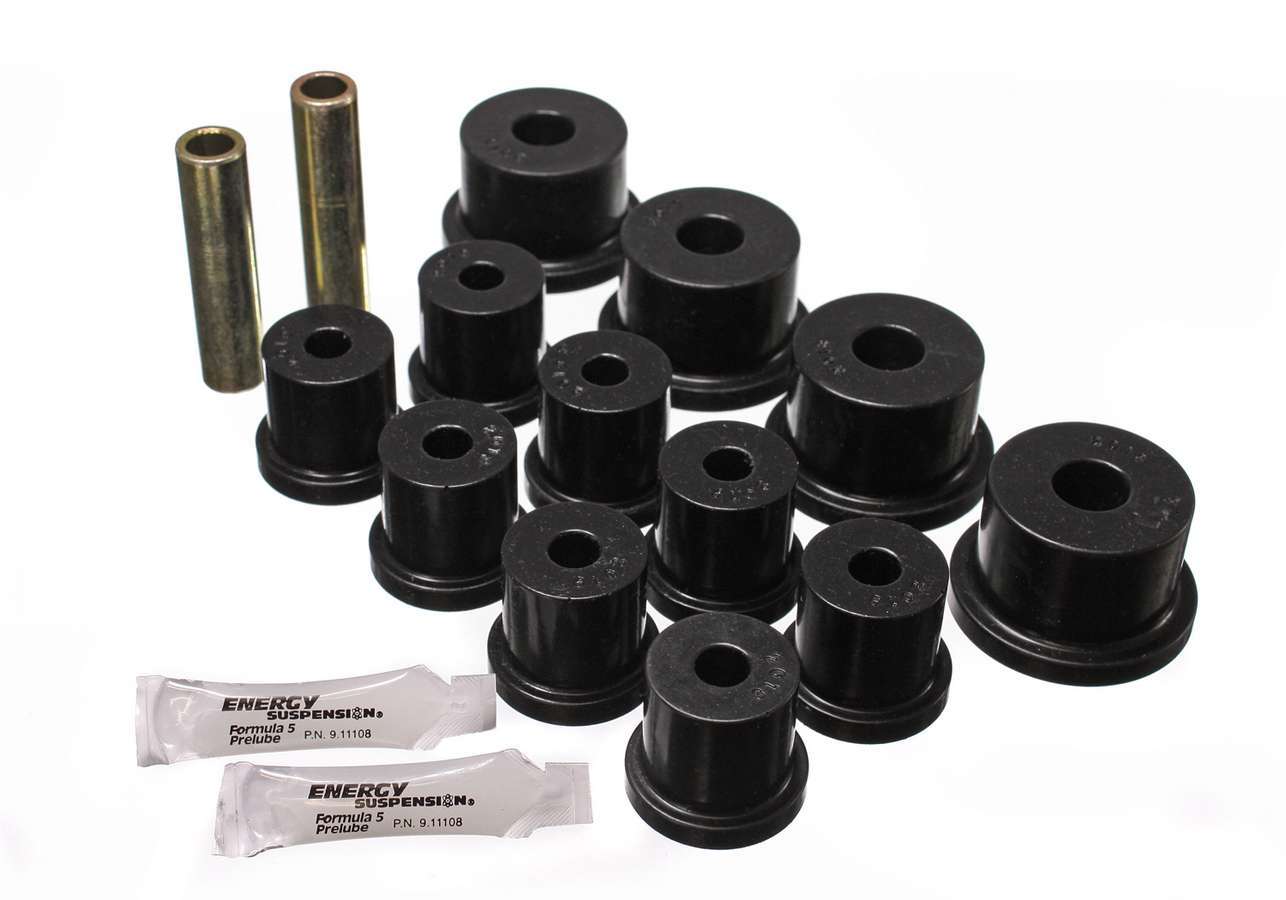 ENERGY SUSPENSION 64-73 Mustang Rr Spring Bushings Black ENERGY SUSPENSION