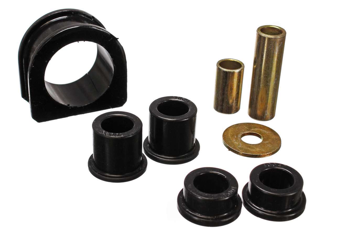 ENERGY SUSPENSION Steering Rack Bushing Set Black ENERGY SUSPENSION