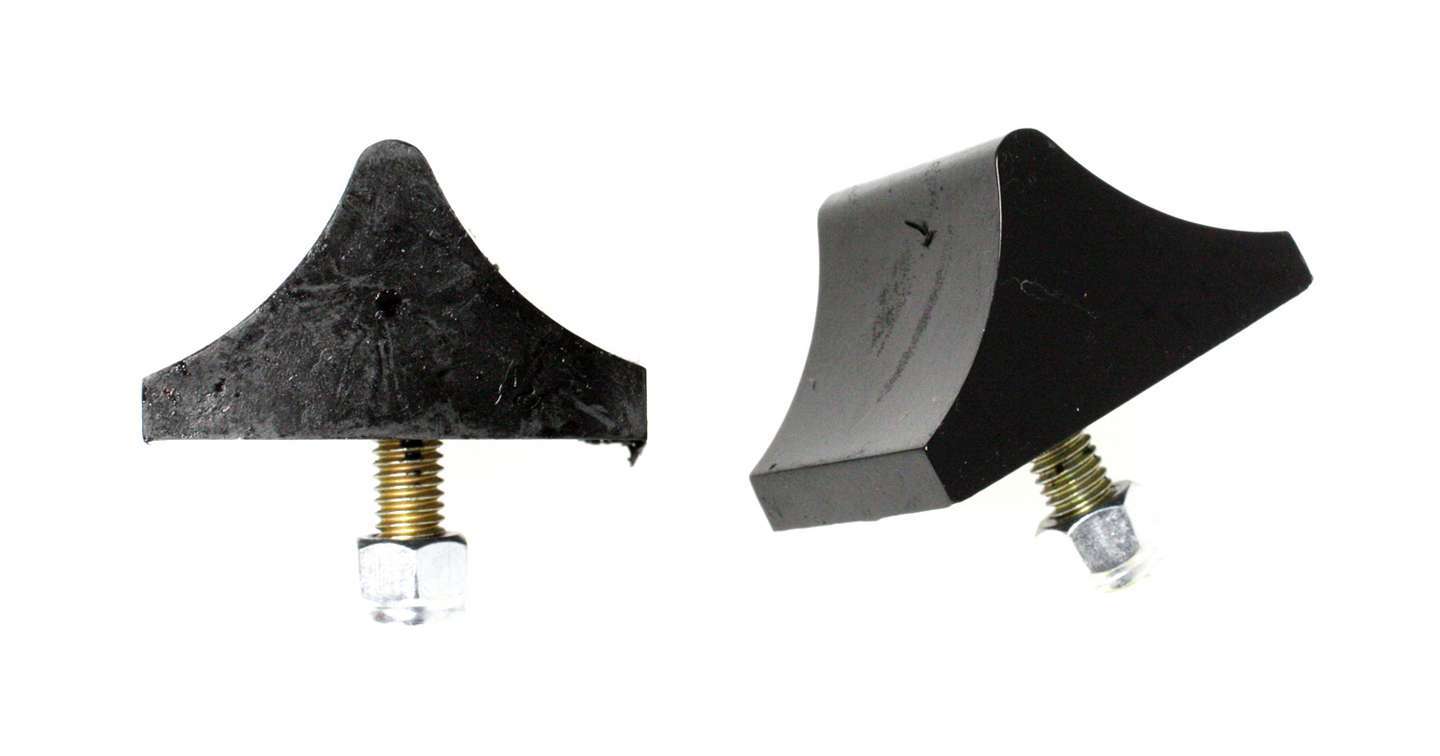 ENERGY SUSPENSION Bump Stop 1-3/8 x 2-3/8 x 2 Rect Pointed Pair ENERGY SUSPENSION