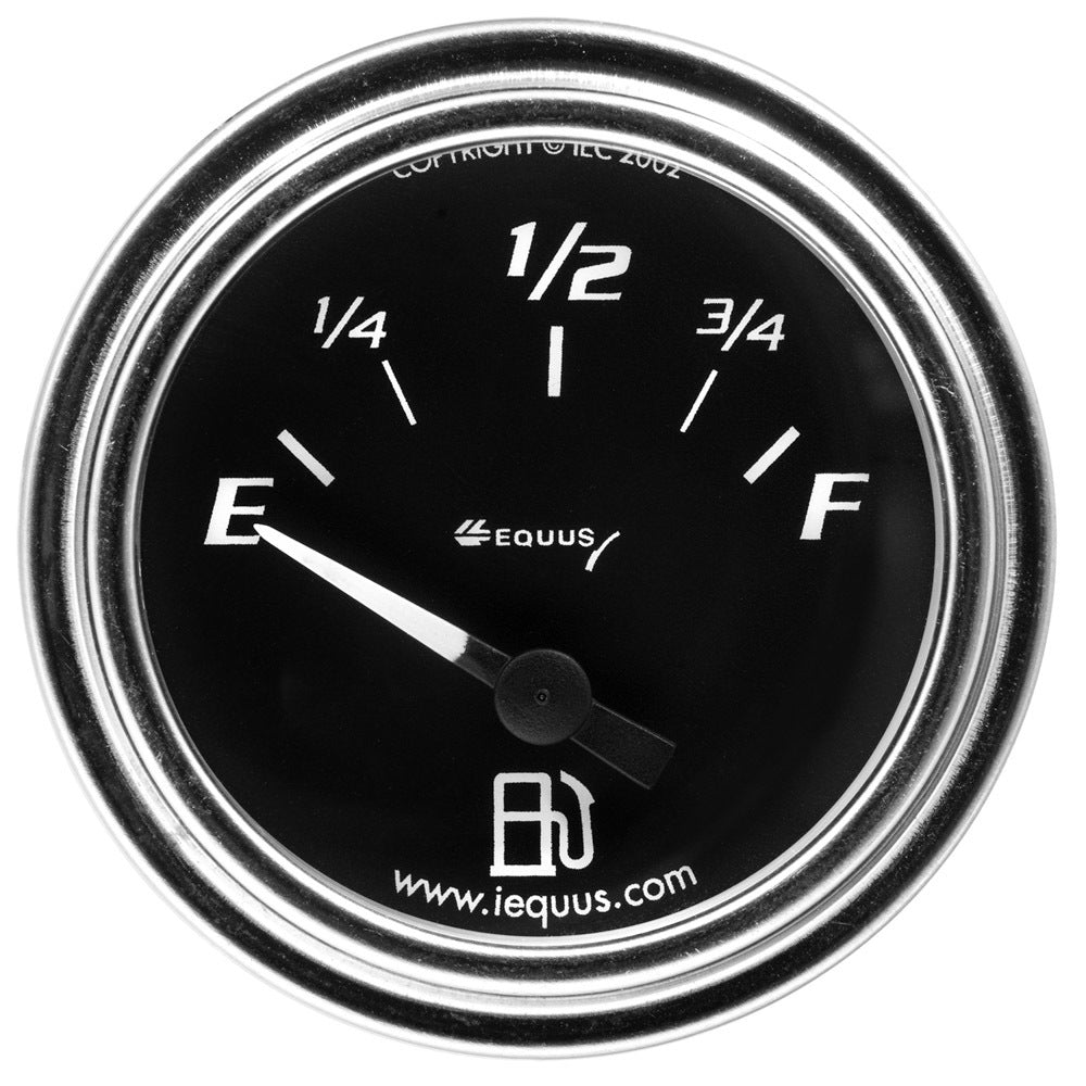 EQUUS 2.0 Dia Fuel Level Gauge Chrome EQUUS