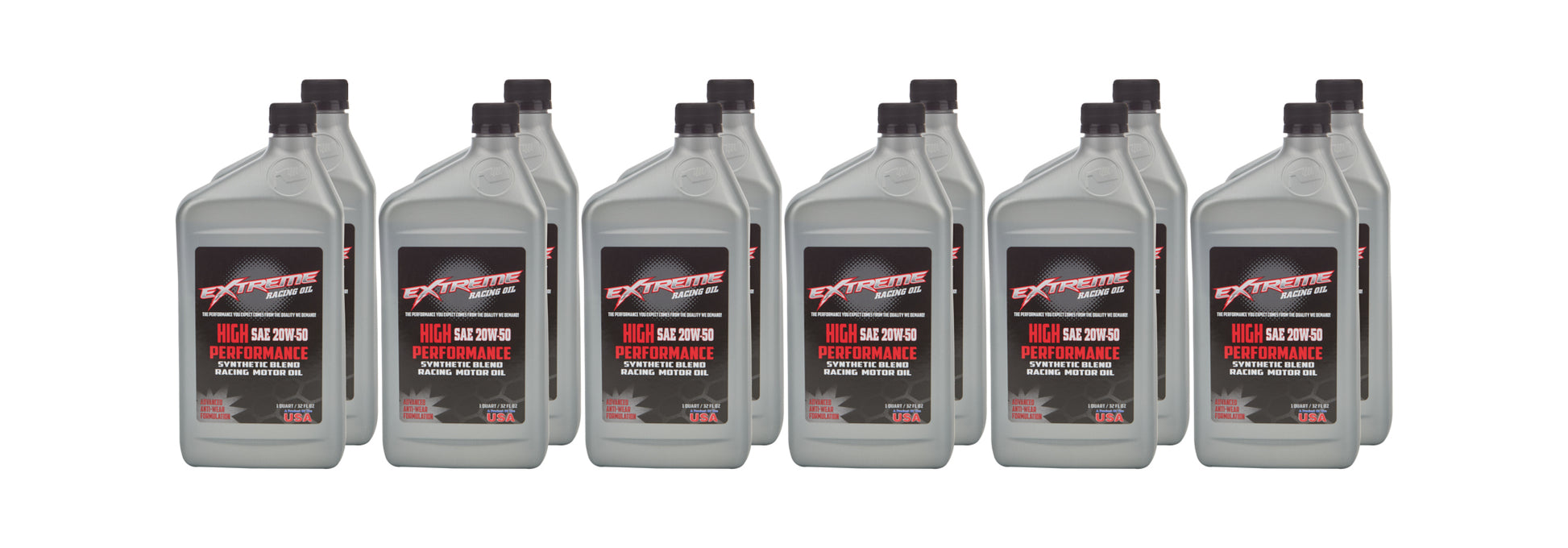 EXTREME RACING OIL 20W50 Synthetic Blend 12 x 1 Quart EXTREME RACING OIL