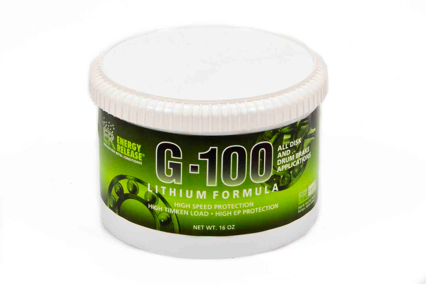 ENERGY RELEASE G-100 Grease Lithium 16oz Tub ENERGY RELEASE