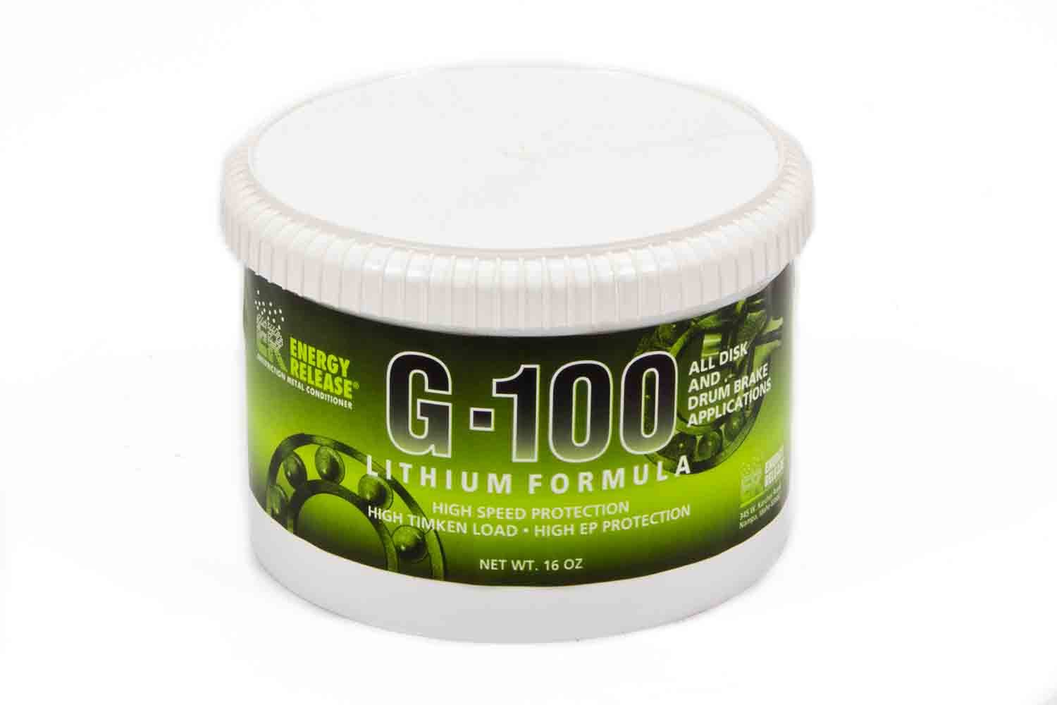 ENERGY RELEASE G-100 Grease Lithium 16oz Tub ENERGY RELEASE