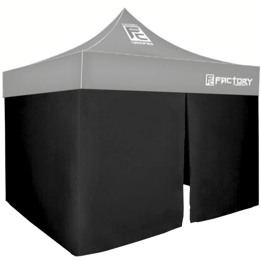 FACTORY CANOPIES Wall Kit Black 10ft x 10ft Canopy FACTORY CANOPIES