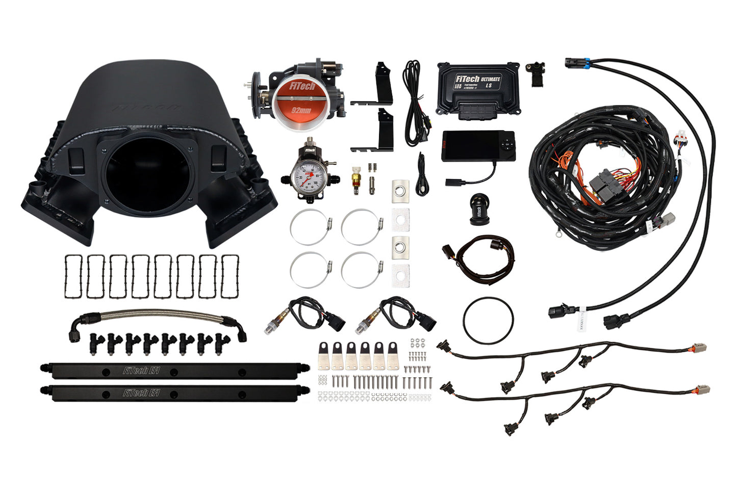 FiTECH FUEL INJECTION Ultimate Rebel LS 500HP EFI System wo/Trans Cont FiTECH FUEL INJECTION