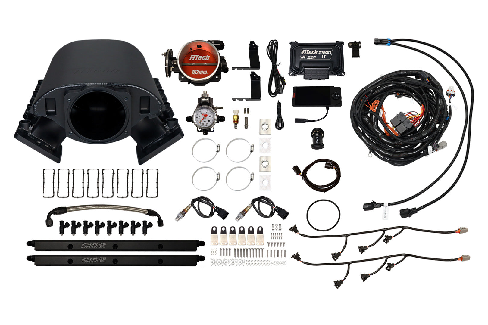 FiTECH FUEL INJECTION Ultimate Rebel LS 750HP EFI System wo/Trans Cont FiTECH FUEL INJECTION