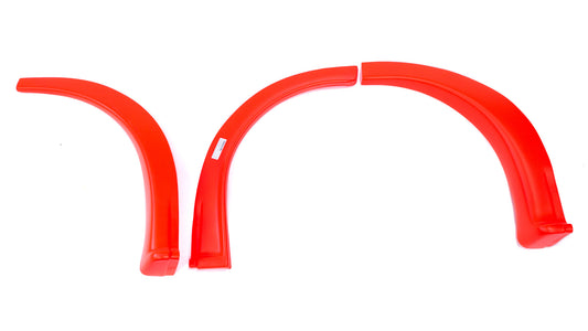 FIVESTAR MD3 Wheel Flares Dirt Fluorescent Red Left FIVESTAR