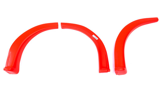 FIVESTAR MD3 Wheel Flares Dirt Fluorescent Red Right FIVESTAR