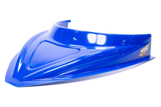 FIVESTAR MD3 Hood Scoop 3in Tall Curved Chevron Blue FIVESTAR