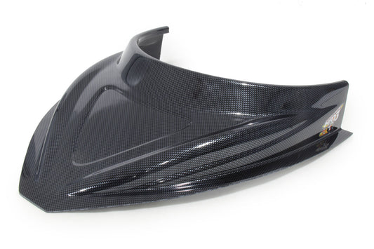 FIVESTAR MD3 Hood Scoop 3in Tall Curved Carbon Fiber Look FIVESTAR