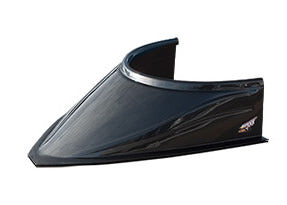 FIVESTAR MD3 Hood Scoop 5in Tall Curved C/F Look FIVESTAR