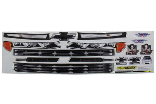 FIVESTAR 2019 Chevy Silverado Nose ID Graphics Kit FIVESTAR