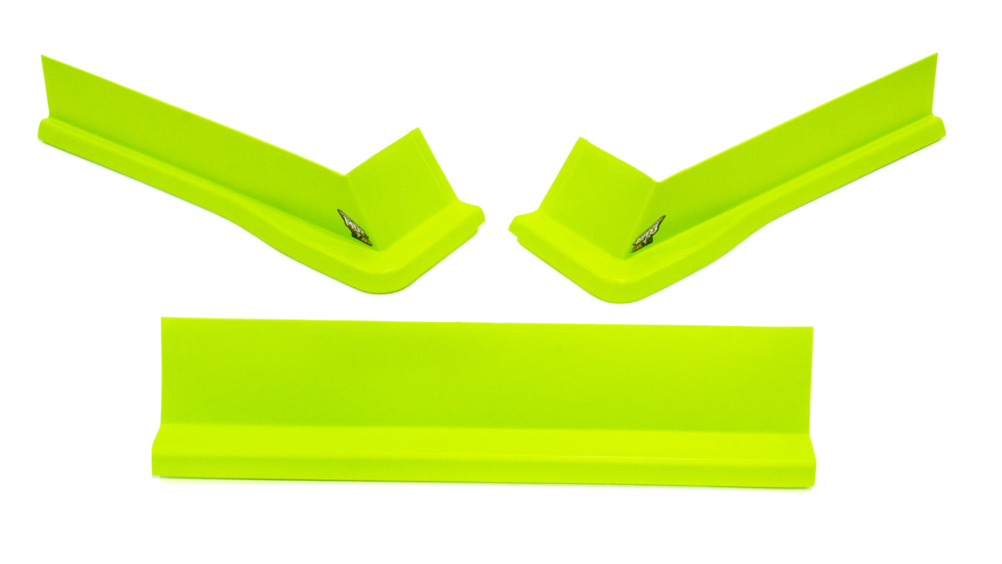 FIVESTAR Modified Aero Valance 3pc. Fluorescent Green FIVESTAR