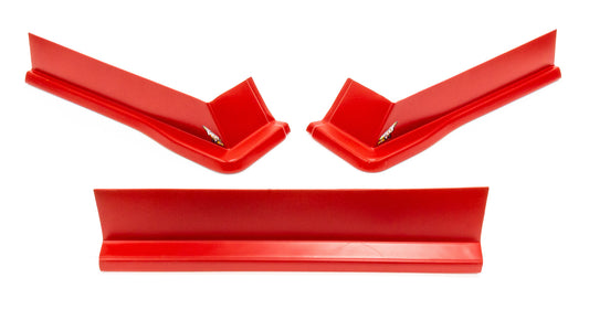 FIVESTAR Modified Aero Valance 3pc. Red FIVESTAR