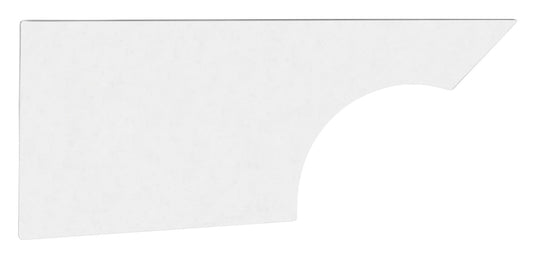 FIVESTAR Quarter Panel Dirt Right Side White FIVESTAR