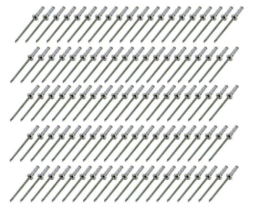 FIVESTAR Small Head Rivet Silver 100pc 1/8in FIVESTAR