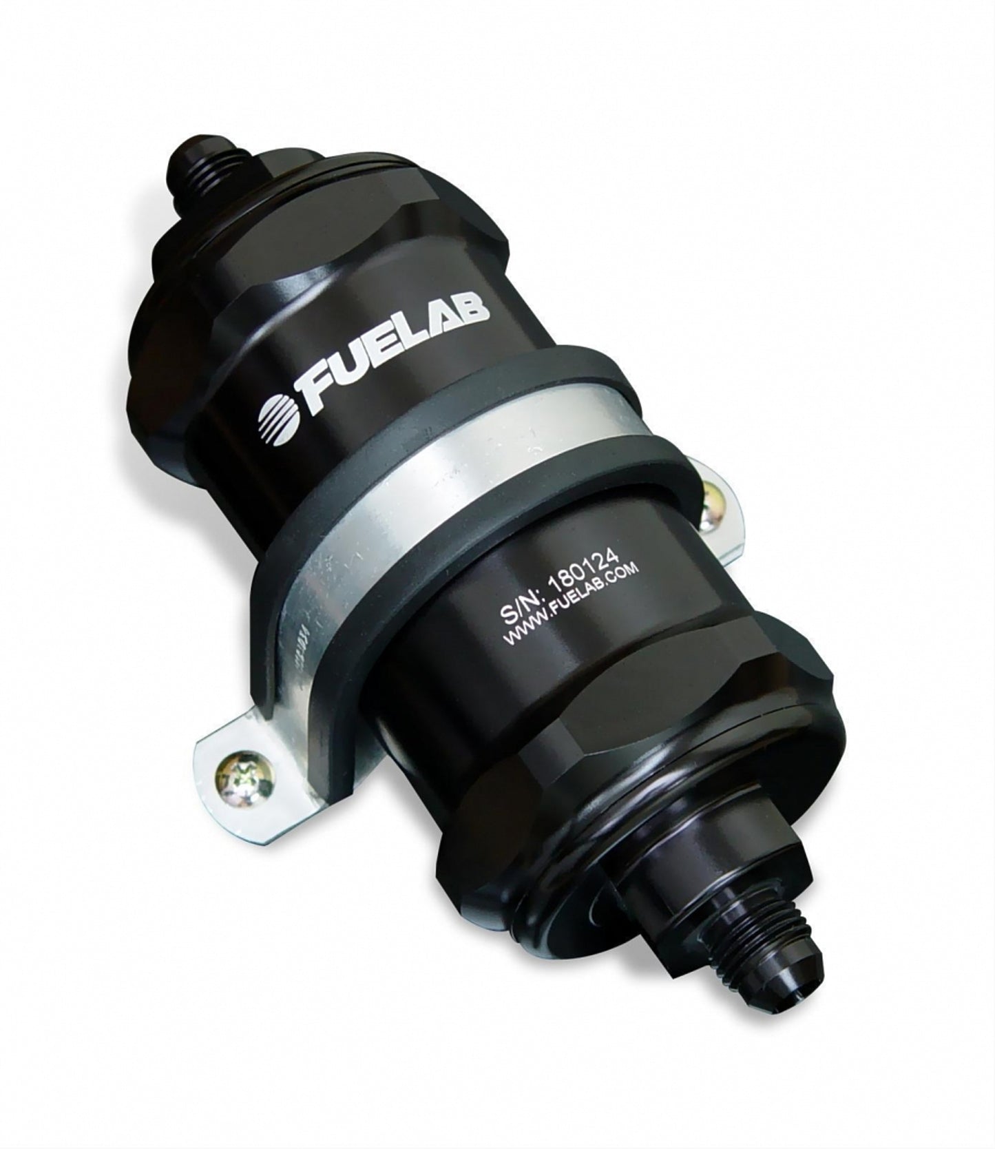 FUELAB FUEL SYSTEMS Fuel Filter In-Line 3in 6 Micron Fiberglass 6AN FUELAB FUEL SYSTEMS