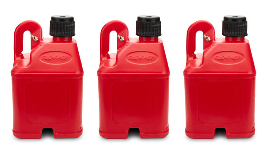 FLO-FAST Utility Container Red (Case of 3) Stackable FLO-FAST