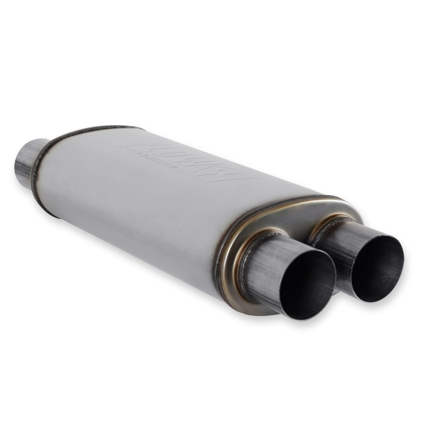 FLOWMASTER Muffler 3-1/2 Inlet 2-1/ 2 Dual Outlet FLOWMASTER