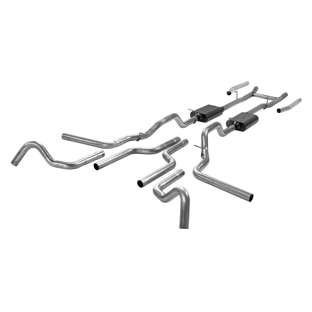 FLOWMASTER 67-72 Ford F100 Header Back 2.5in Exhaust Kit FLOWMASTER