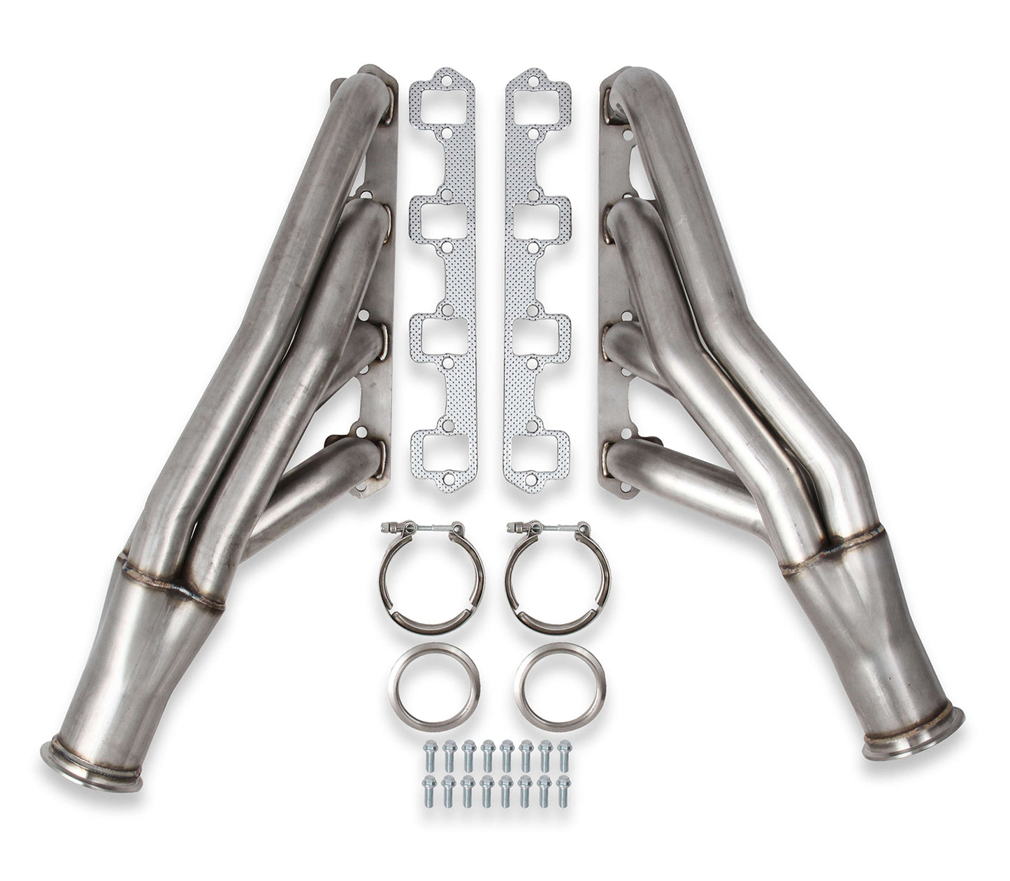 FLOWTECH SBF Turbo Headers - 304 Stainless Steel 1-3/4in FLOWTECH