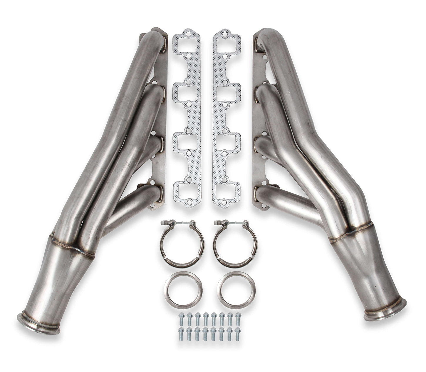 FLOWTECH SBF Turbo Headers - 304 Stainless Steel 1-3/4in FLOWTECH