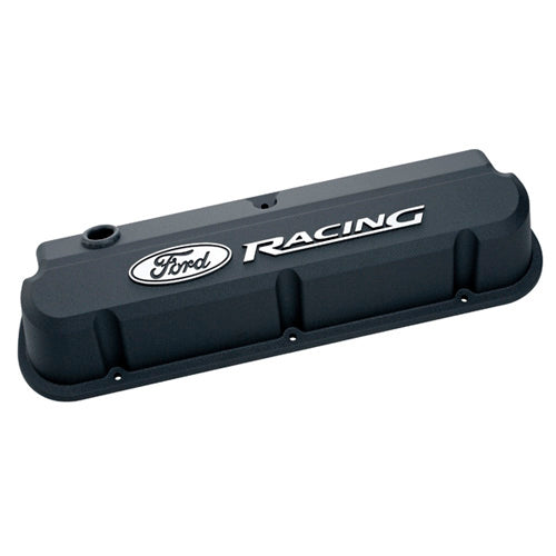 FORD Slant Edge Valve Cover Set w/Ford Racing Logo FORD