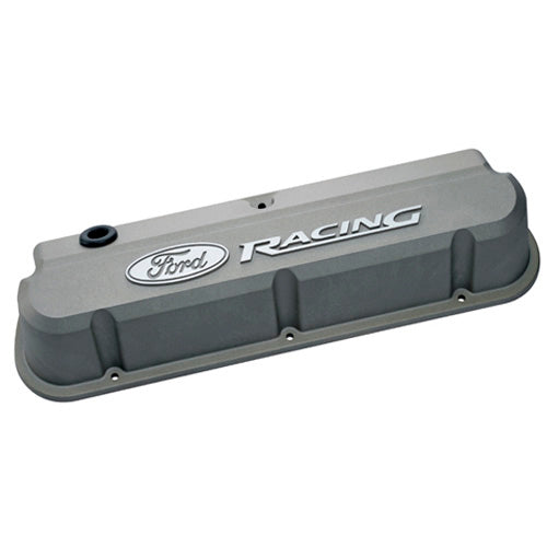 FORD Slant Edge Valve Cover Set w/Ford Racing Logo FORD