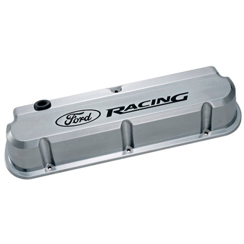 FORD SBF Alm Valve Cover Set Slant-Edge Polished FORD