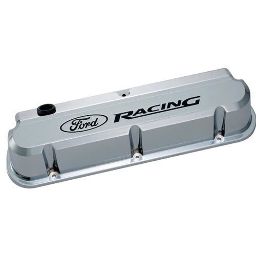 FORD Slant Edge Valve Cover Set w/Ford Racing Logo FORD