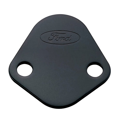 FORD Fuel Pump Block-Off Plate Black w/Ford Logo FORD