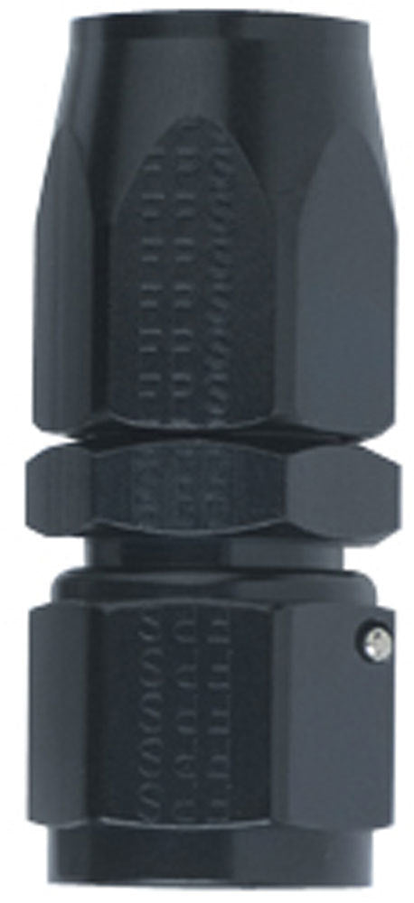 FRAGOLA Hose Fitting #4 Straight Black FRAGOLA