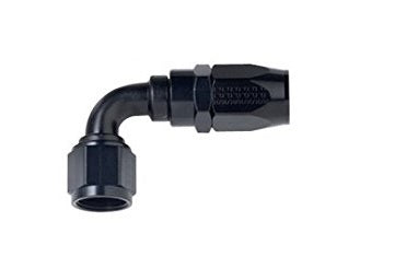 FRAGOLA #4 x 90 Power Flow Hose End Black FRAGOLA