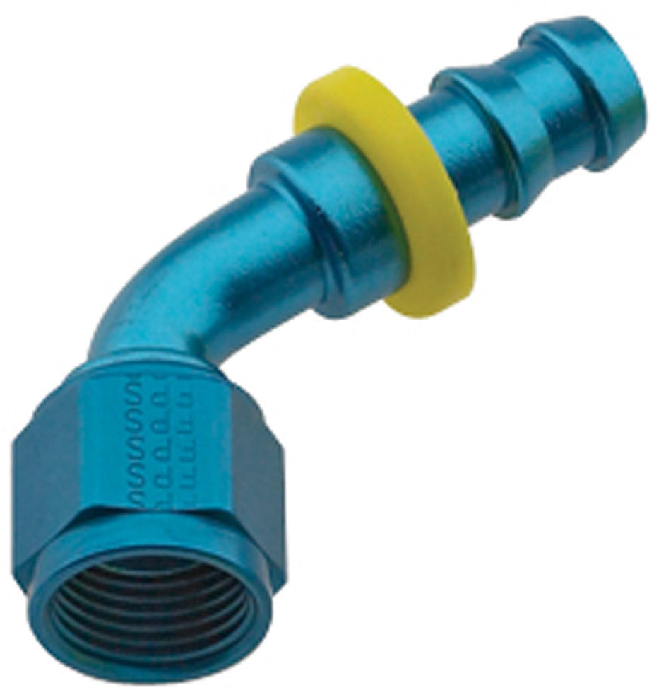 FRAGOLA Hose Fitting #8 60 Deg Push Lock FRAGOLA