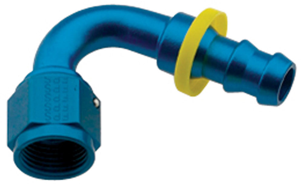 FRAGOLA Hose Fitting #6 120 Deg Push Lock FRAGOLA