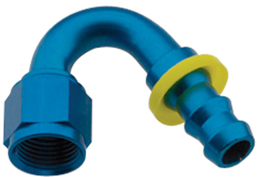 FRAGOLA Hose Fitting #16 150 Deg Push Lock FRAGOLA