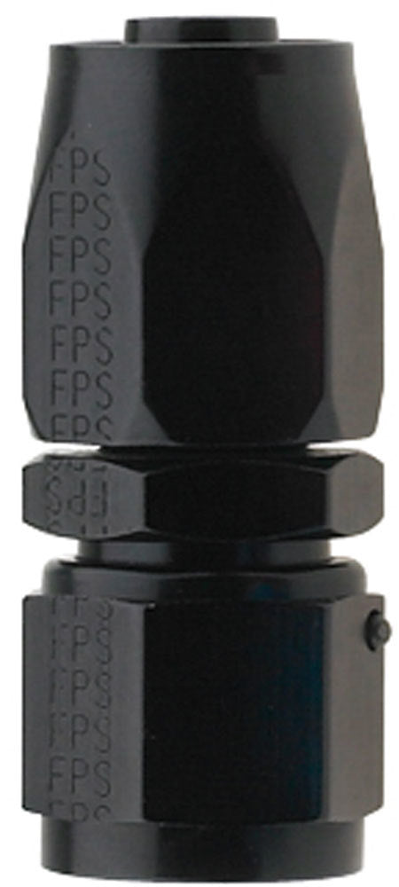 FRAGOLA Hose Fitting #4 Straight Pro-Flow Black FRAGOLA