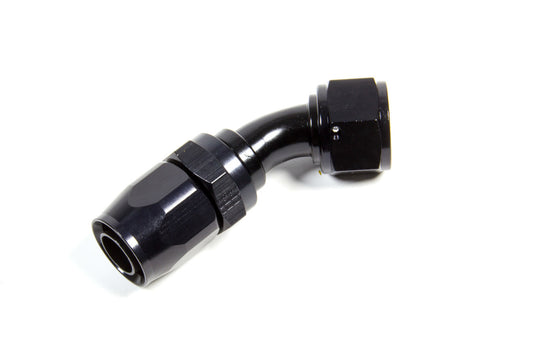 FRAGOLA Hose Fitting #10 45 Deg. to #12 Hose Black FRAGOLA