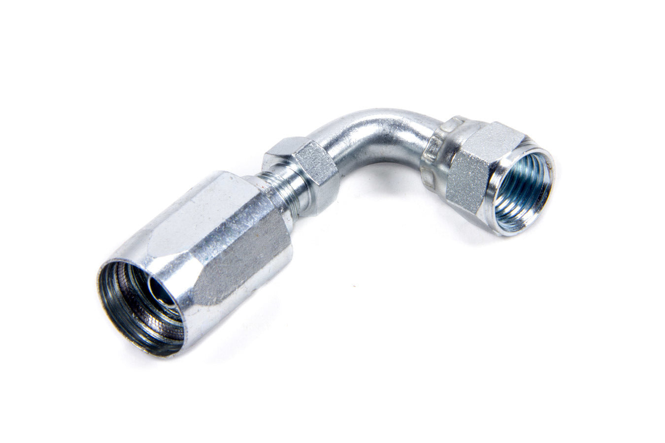 FRAGOLA Hose Fitting #6 90 Deg Steel - Power Steering FRAGOLA