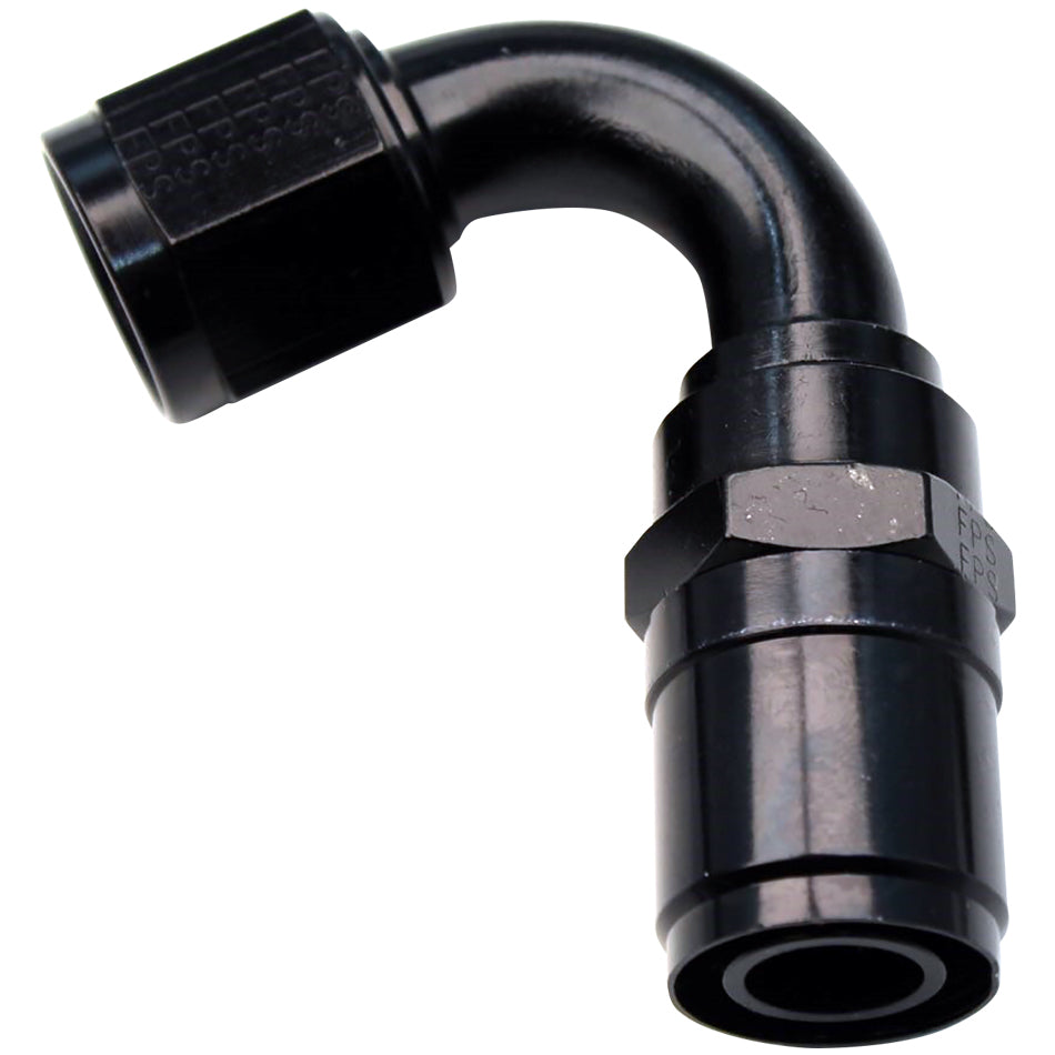 FRAGOLA #6 Race-Rite Crimp-On Hose End 120-Degree FRAGOLA