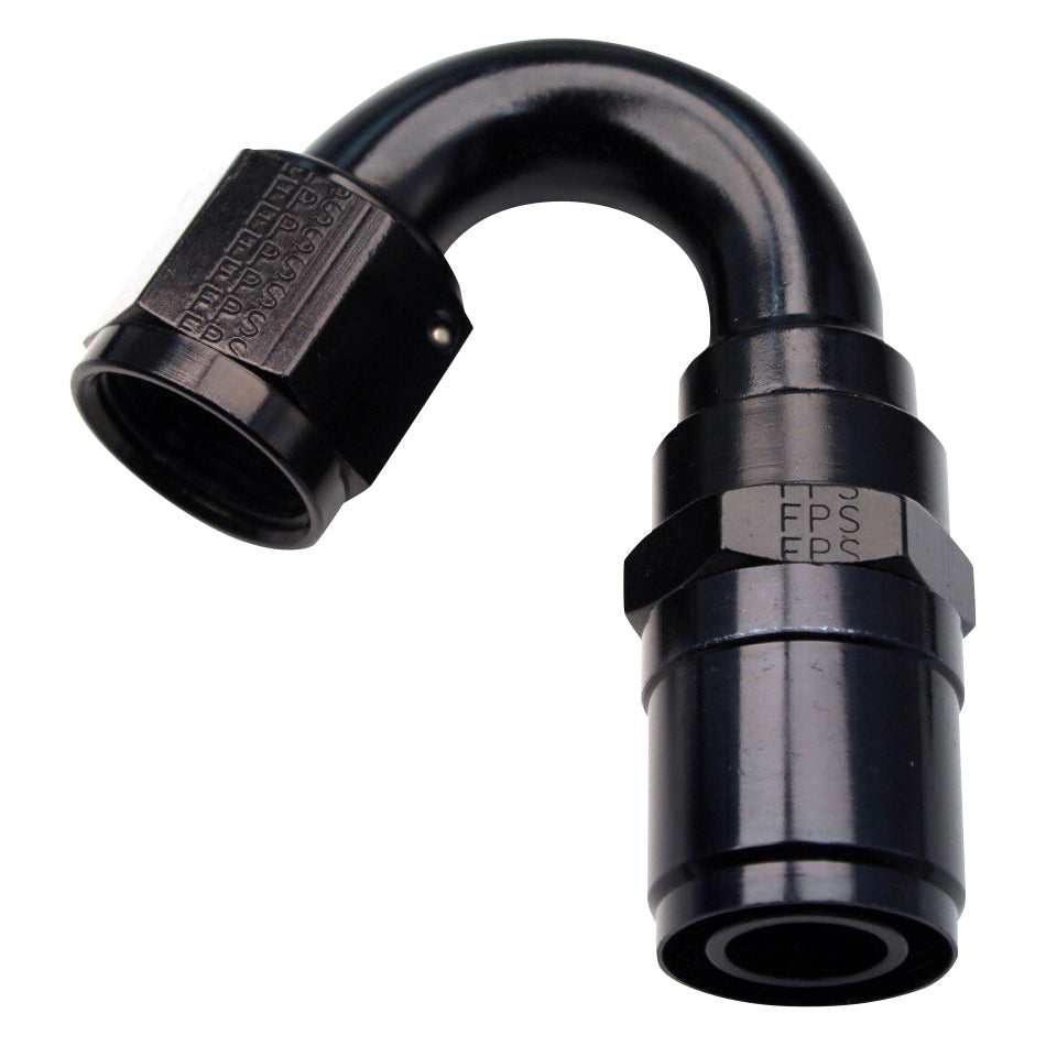 FRAGOLA #6 Race-Rite Crimp-On Hose End 150-Degree FRAGOLA