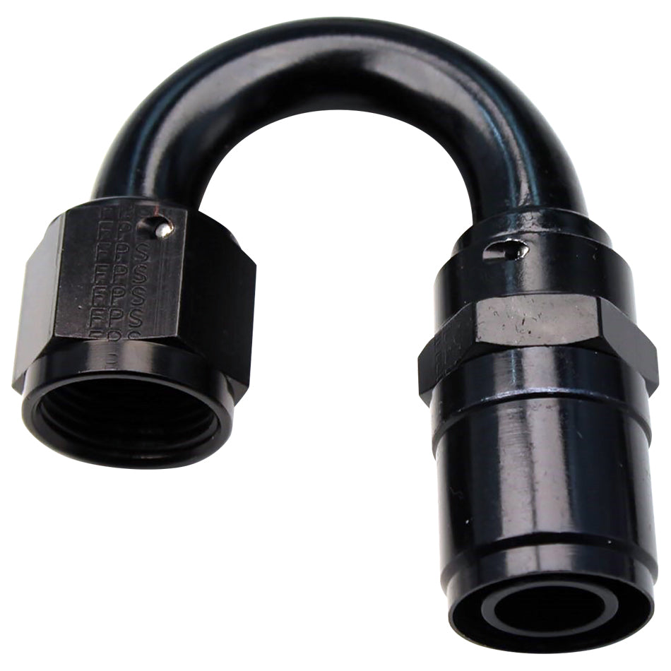 FRAGOLA #6 Race-Rite Crimp-On Hose End 180-Degree FRAGOLA