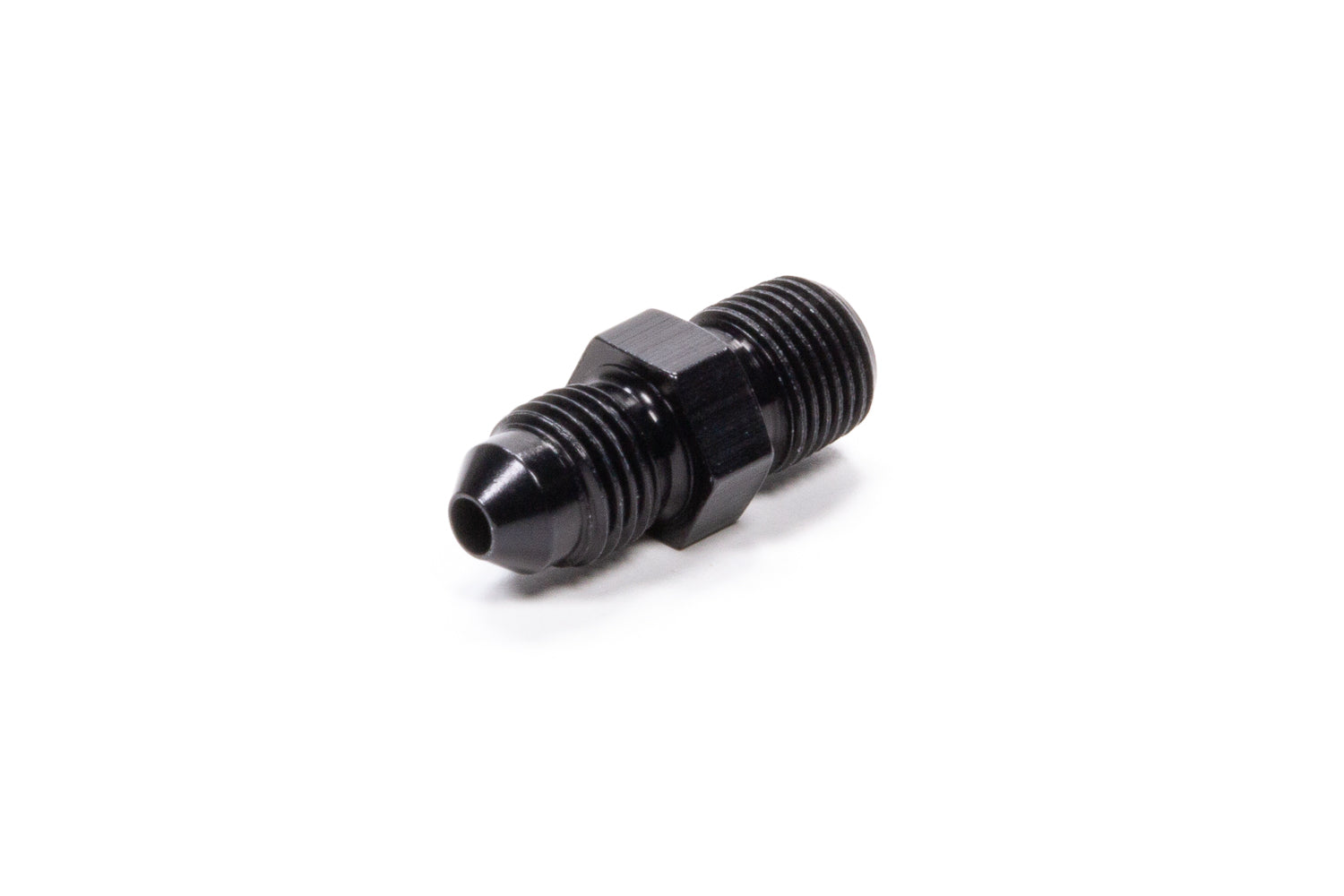 FRAGOLA #4 x 1/16 MPT Straight Adapter Fitting Black FRAGOLA