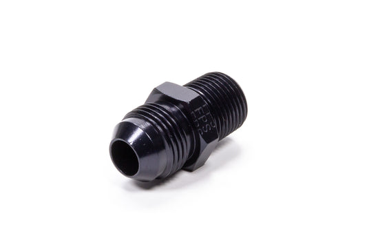 FRAGOLA Straight Adapter Fitting #8 x 1/4 MPT Black FRAGOLA