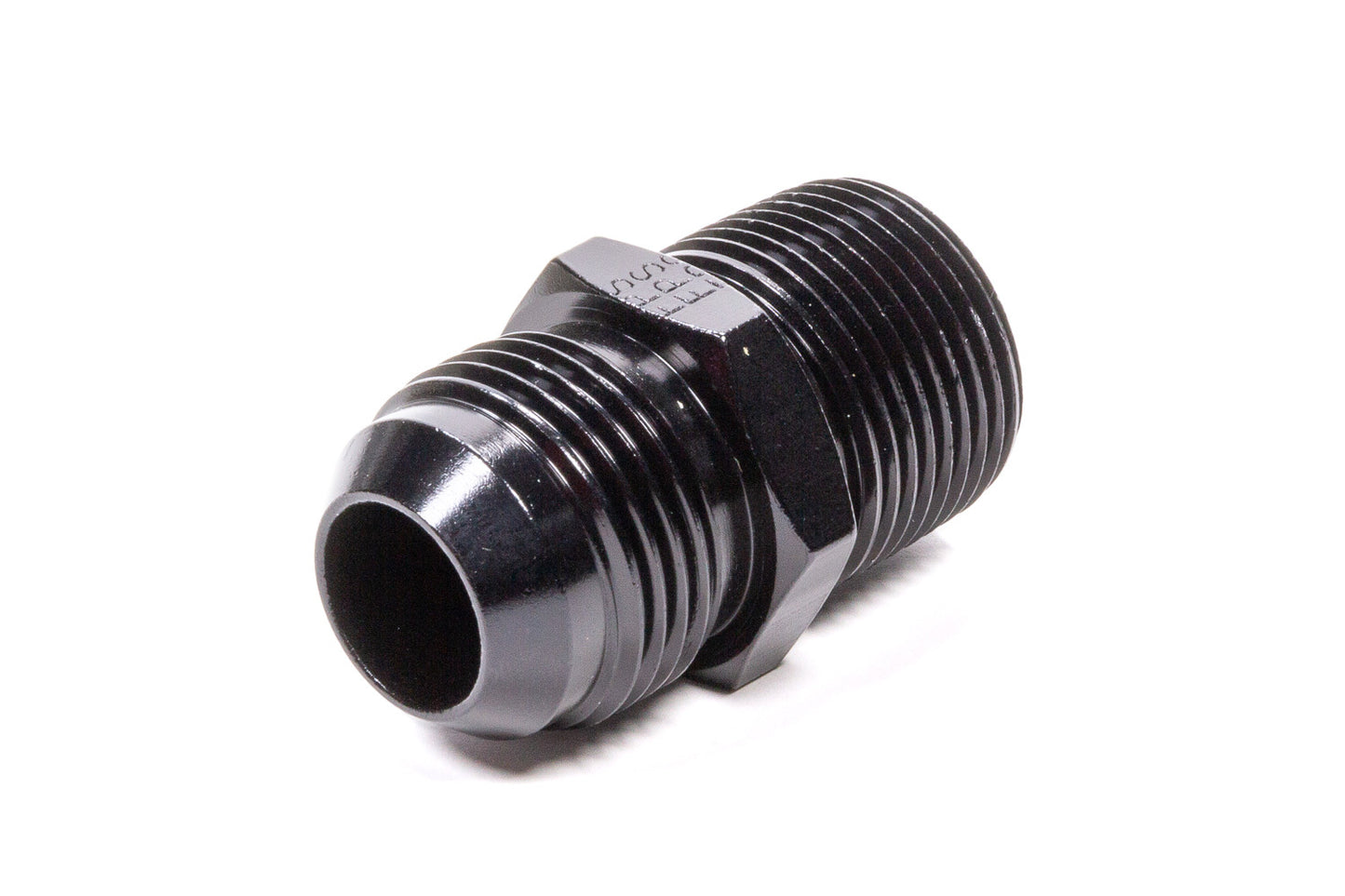 FRAGOLA Straight Adapter Fitting #16 x 3/4 MPT Black FRAGOLA