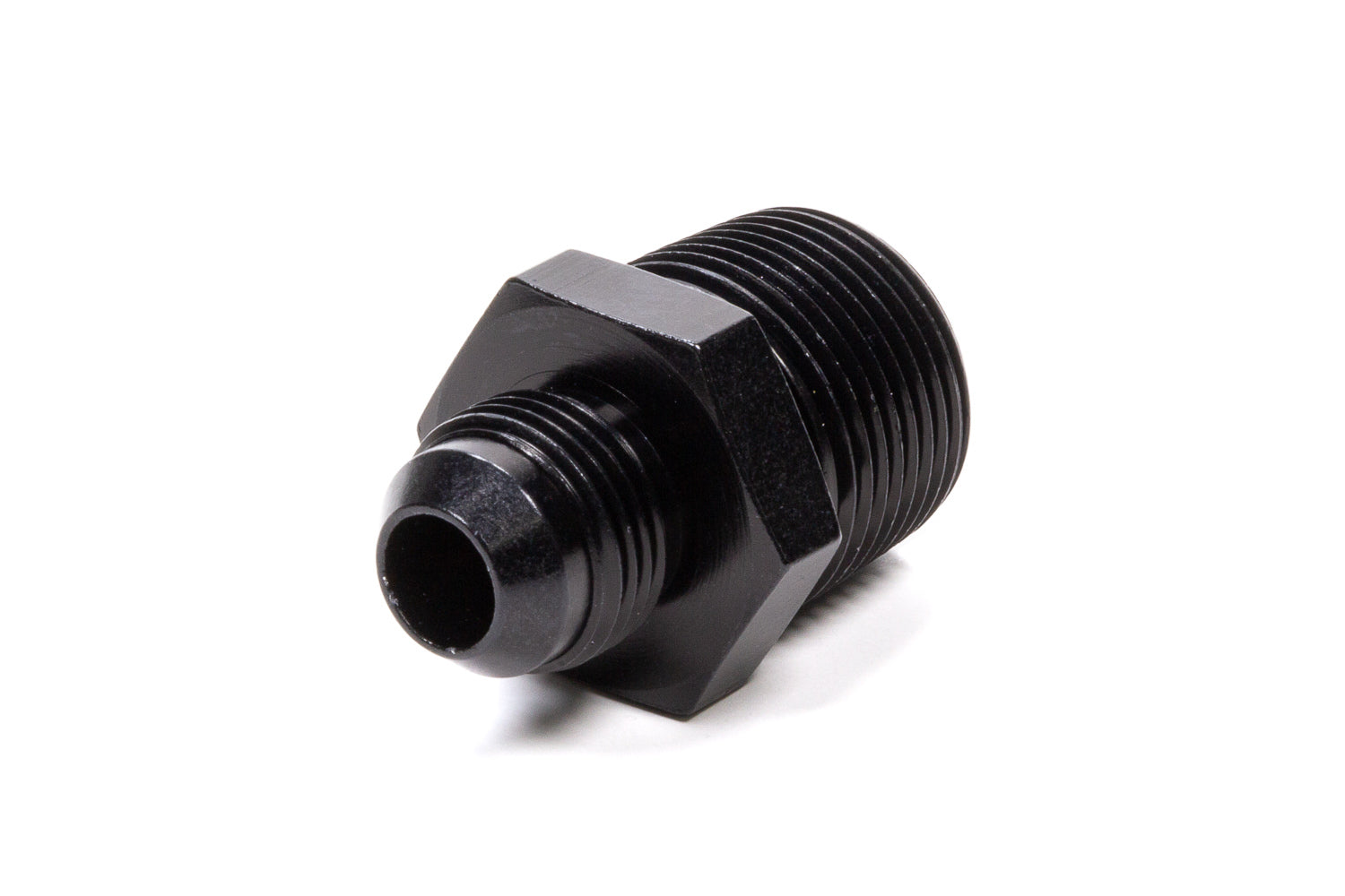 FRAGOLA Straight Adapter Fitting #16 x 1 MPT Black FRAGOLA